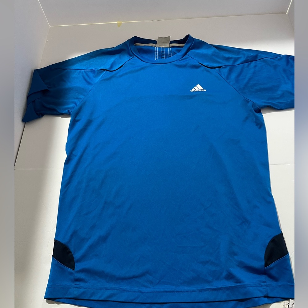 Men’s Soccer Adidas Blue and White Shirt